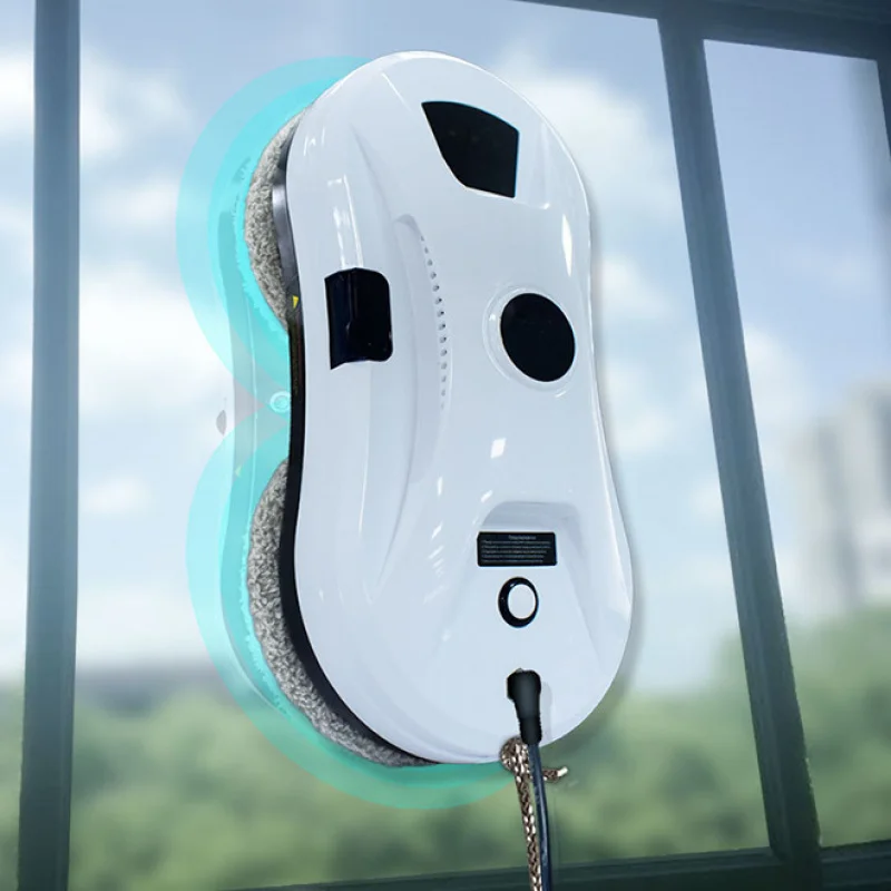 Ultra-Light Window Cleaner Robot Automatic Double Spray Water Household Intelligent Ultra-Thin Wipe Wash High-Rise Window Glass view 3