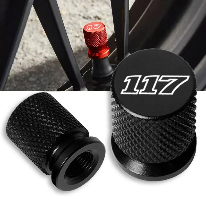 

For Harley Softail Low Rider ST FXLRST FXRST Breakout Touring CVO 117 Motorcycle Accessories CNC Tire Valve Stem Cap Cover Plugs