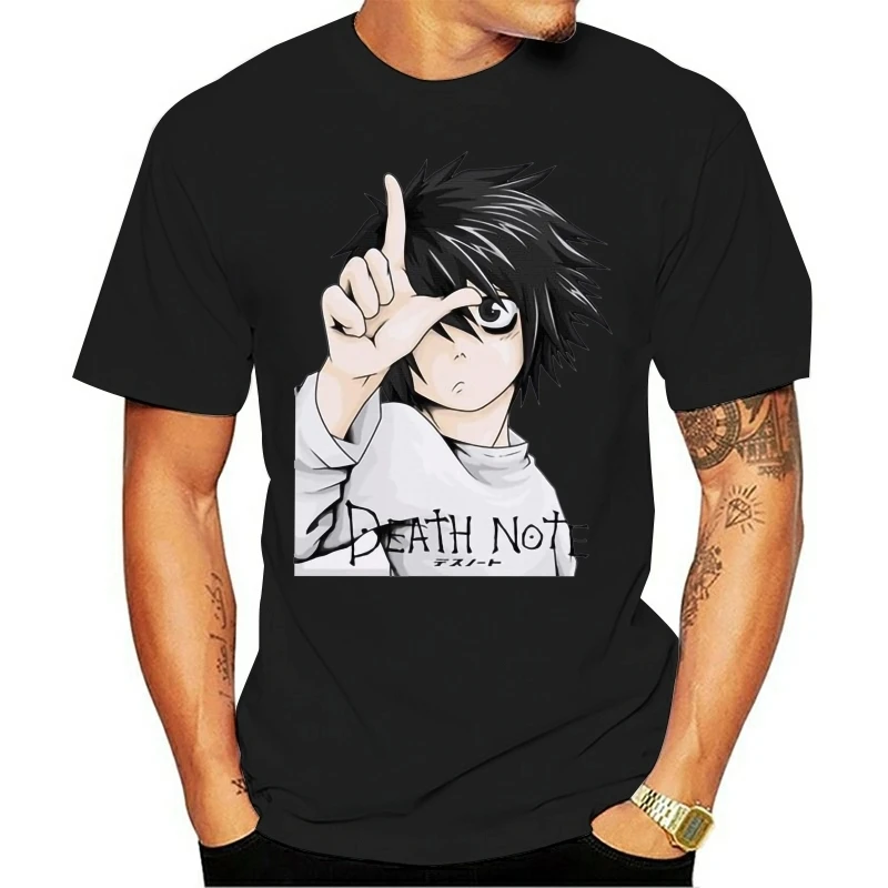 new 2018 death note t shirt man Short sleeve deathnote summer ryuuku ryuk print funny Men T shirt japanese anime tshirt men tops