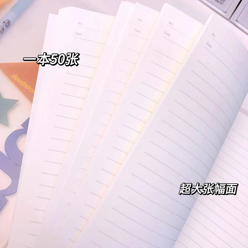 Crayon Shin Chan Transparently Cover Notebooks Kawaii Cute Anime Cartoon Student Handbook Stationery Notepad Girls Gifts