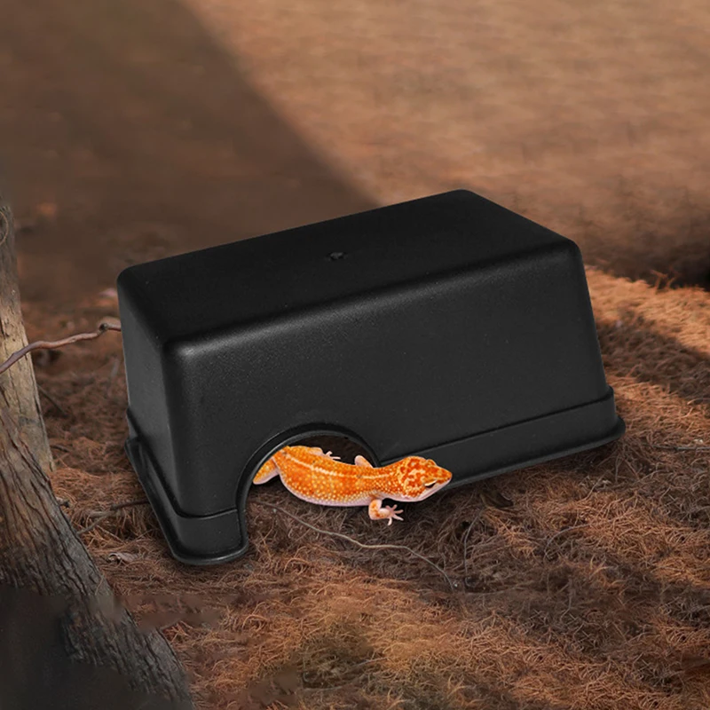 `Reptile Hiding Cave Turtle Lizard Snake Hide Rest Cave Reptiles Toy Basking Hide Habitat Aquarium Landscaping Terrarium Decor - view 6