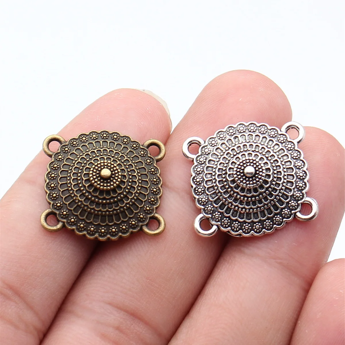 WYSIWYG 10pcs 21x22mm 2 Colors Body Chain Waist Chain Connector For DIY Jewelry Making Handmade Jewelry Findings