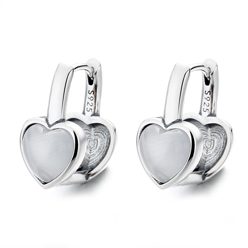 

Bulk Sale Kids Girls Sterling Silver Heart Charms Ear Clips Earrings for Jewelry Making