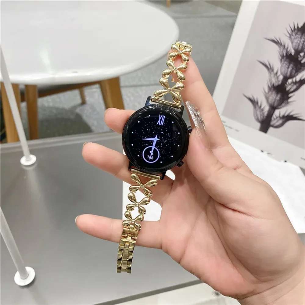 

Suitable For Huawei Gt3pro/gt2 Watch With Metal Diamond Small Butterfly Creative Fashion Wristband