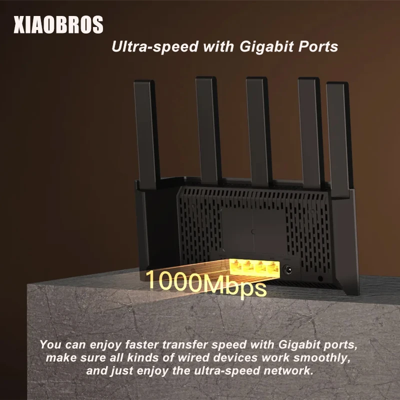 Tenda 5G WiFi6L Pro AX1500 Wireless Router Wi-Fi 6 Dual-band Gigabit Router Designed for Home Users 1500mbps