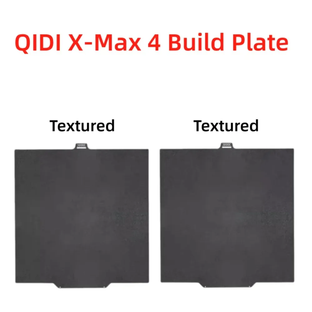 

Двусторонняя PEI-пластина 390x390 мм для QIDI X-Max 4, текстурированная, из гибкой пружинной стали, магнитная, с хорошей адгезией