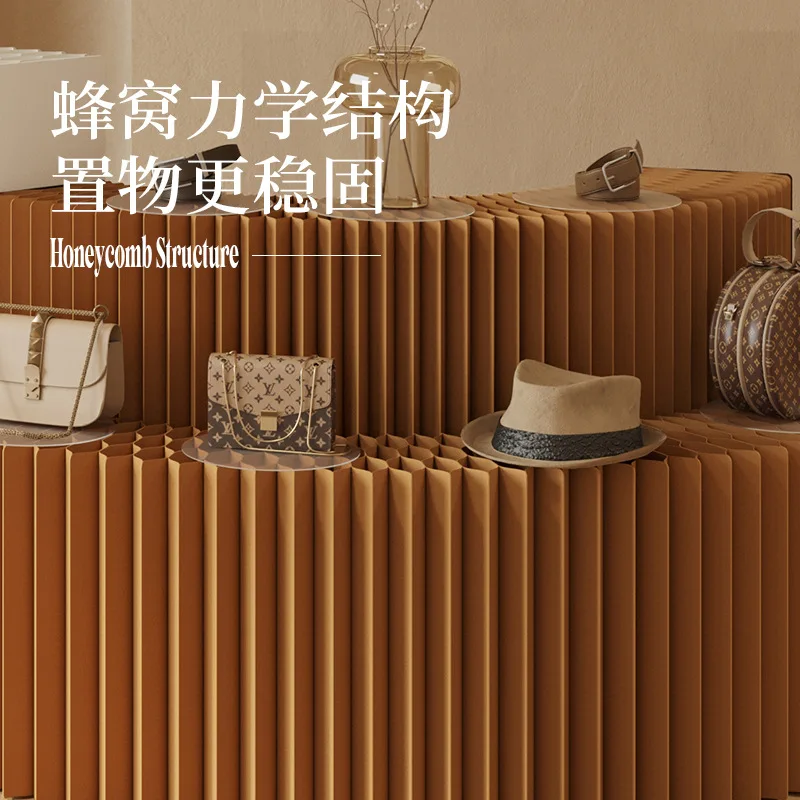 Qingmei Display Stand Decoration Booth Nakajima Club Multi-layer Foldable Display Cabinet