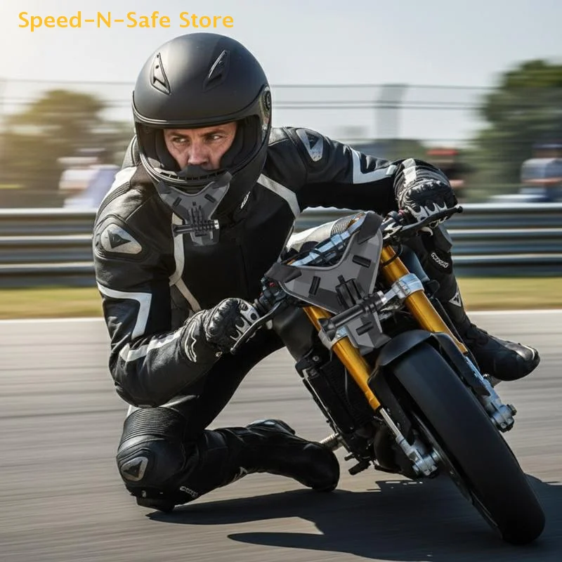 Motorcycle Helmet Chin Strap Mount Phone Clip Holder Bracket For Action And Sports Camera Accessories