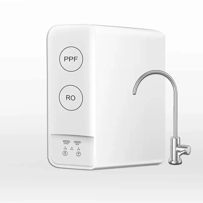 600GPD Alkaline Reverse Osmosis Water Purifier DC Type Large Flow Tank Under Sink System Easy to Install