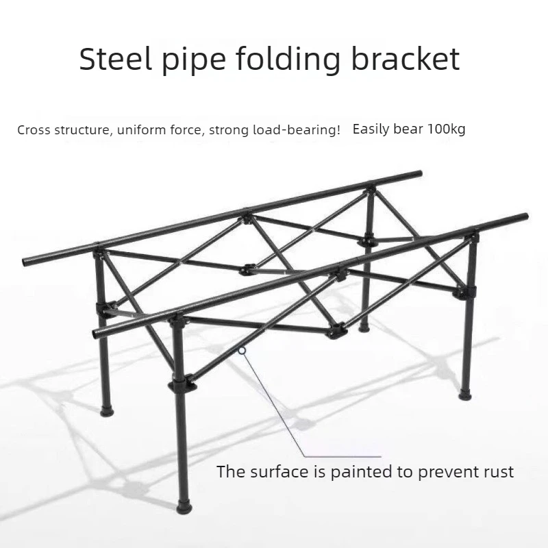 Adjustable Folding Table Bracket Camping Wagon Leg Fastener Raising Fitting Picnic Tabletop Accessory Outdoor Modification Parts