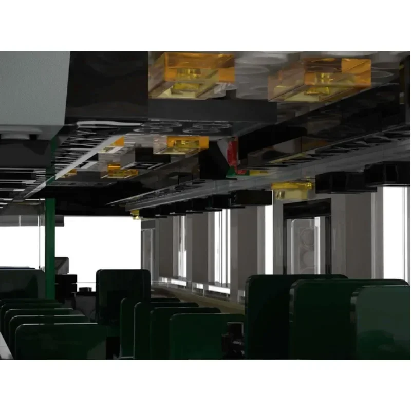 MOC 1173 قطعة الناقل 256.22V1 حافلات المدينة نموذج لتقوم بها بنفسك اللبنات التراص الطوب ألعاب تعليمية إبداعية هدية طفل