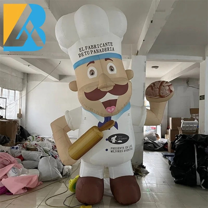 Inflatable Advertising Rentals Large Inflatable Cook Character for Festival Themed Party Decorations Toys