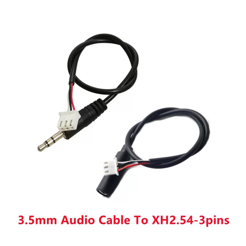 

Jack 3.5mm AUX Audio Cable To XH2.54 3p Terminal Male To Male Female 3 Core Stereo Audio Cable Amplifier Extended Line