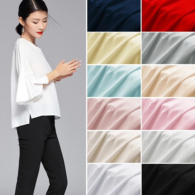 

100*150cm Thin Elastic Fabric 4-way Elastic Fabric For Diy Jacket Dress Lining Shirts Cloth Stage Costume Sewing Material