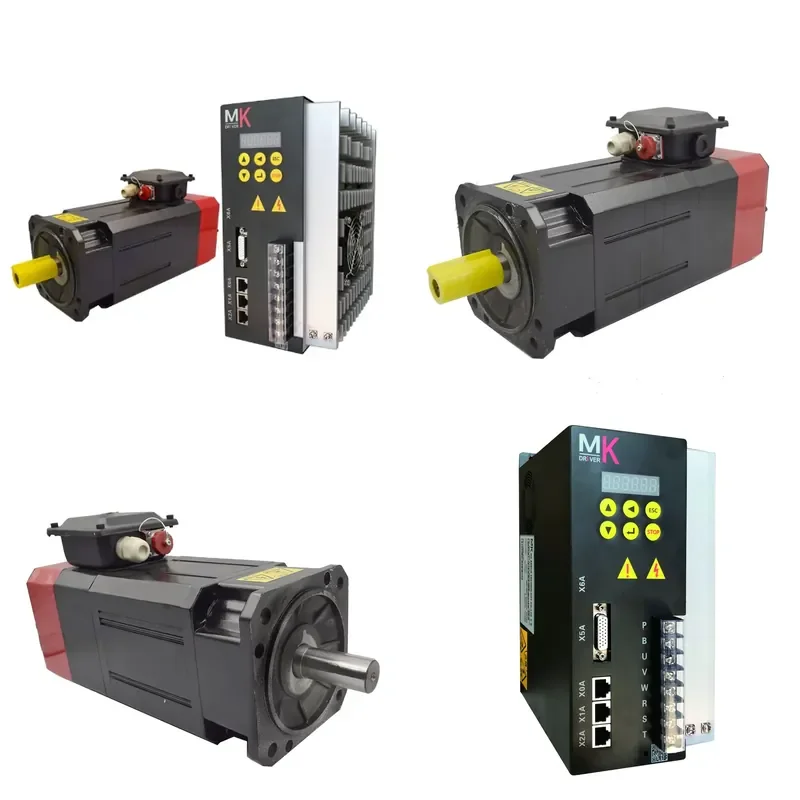 for ATC Spindle Servo Motor 3.7KW High Torque Milling Spindle Engine with Numerical Control Controller for CNC Machine