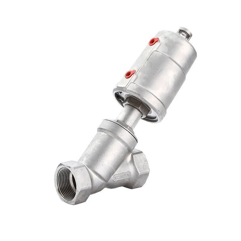 

1/2" 3/4" 1 Inch Stainless Steel Pneumatic Seat Valve 16bar for Steam Gas Oil Normally Closed