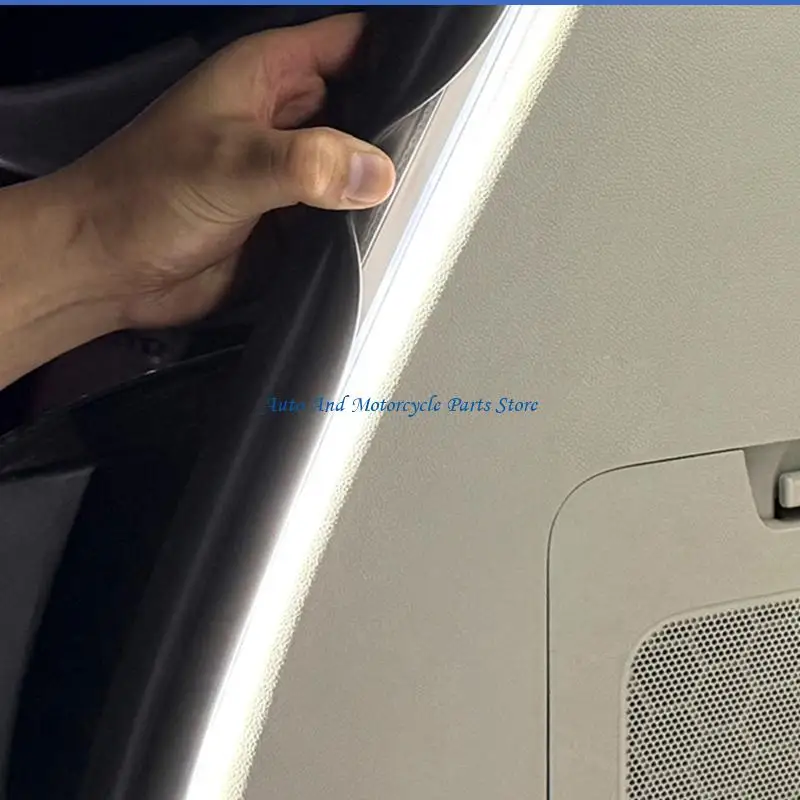 P9FD Waterproof Trunk Light Strips Flexible Silicone LED Trunk Lighting with Hands Operation & Soft Glowing for Car