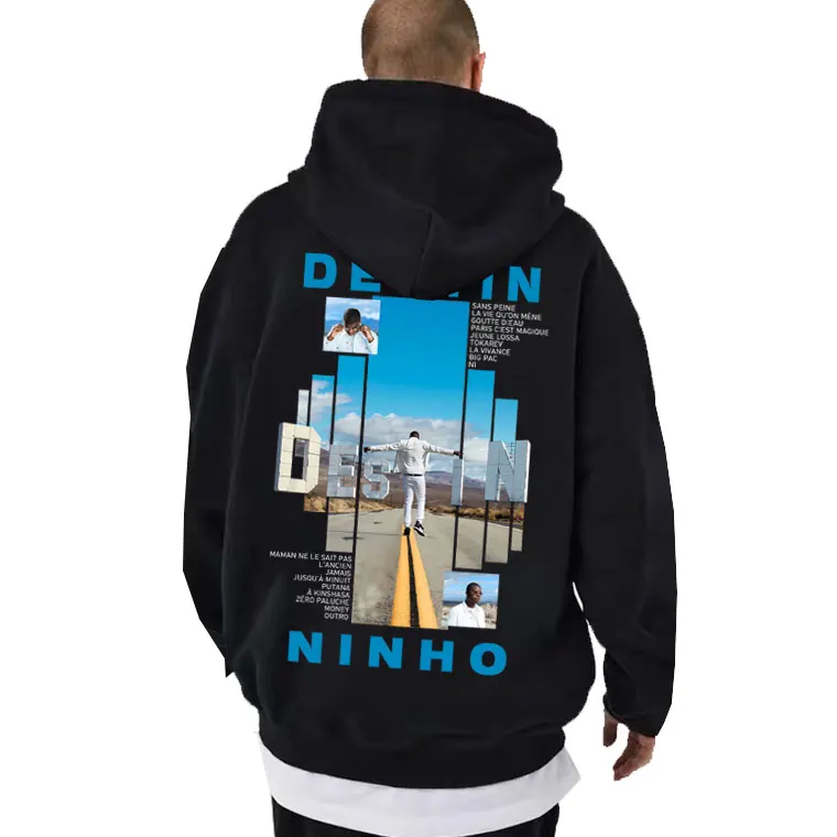 

Rapper Ninho Destin Album Graphic Hoodie Men Women Hip Hop Fashion Pop Music Sweatshirt Male Casual Vintage Pullover Streetwear