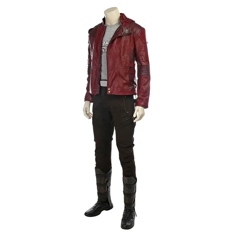 Nouveau Costume de Cosplay CosDaddy Gardiens de la Galaxie Peter Jason Quill 2026 2024 pour Hommes Adultes – Chemise, Pantalon, Manteau, Tenue Complète pour Halloween et Carnaval NA4PU