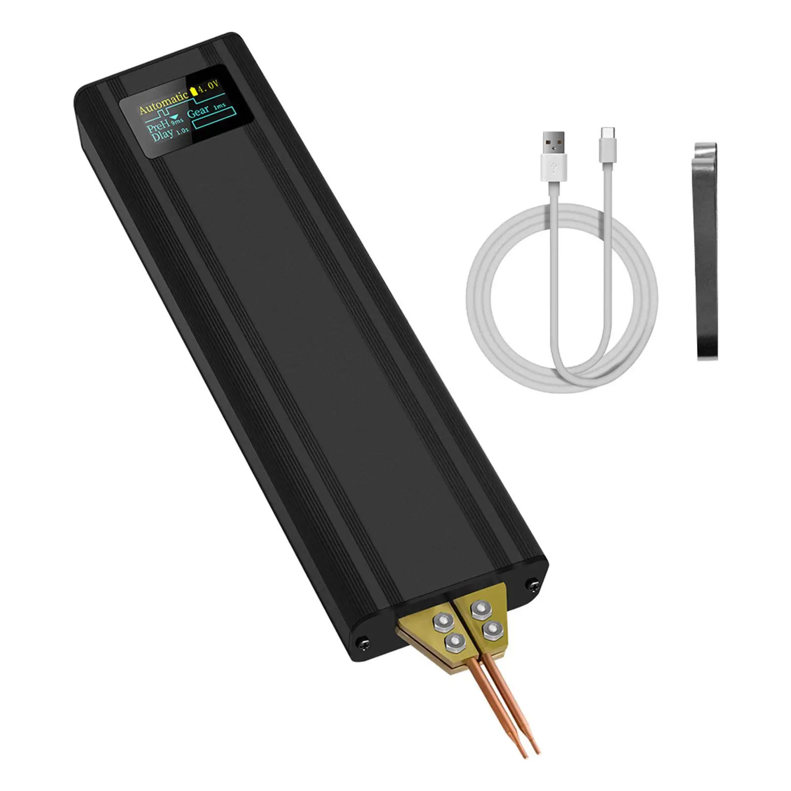 LCDスクリーン付きハンドヘルドニッケルシート溶接機,0.1〜0.2mm