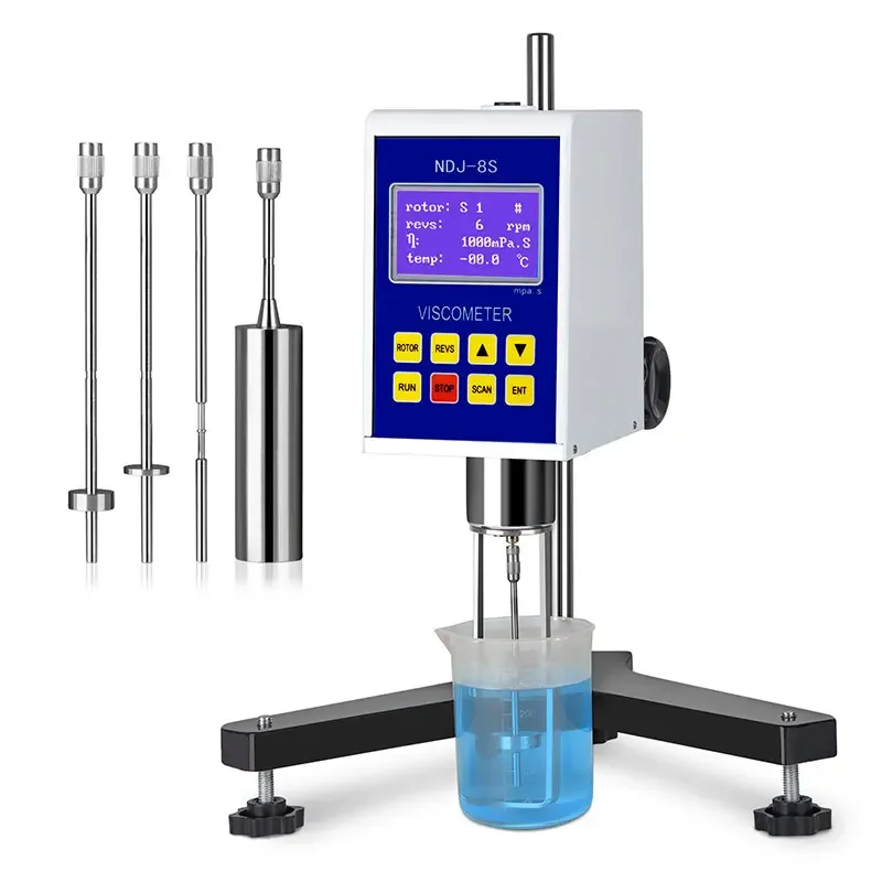 Digital Rotary Viscometer High Precision Paint  Viscosity Meter LCD NDJ-5S/NDJ-8S/NDJ-9S GOYOJO