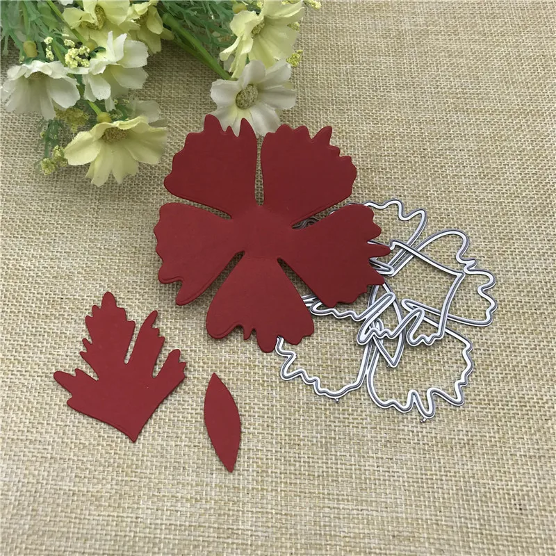 Blume Metall Schneiden sterben keychain shaker Herz Papier Schlüssel Kette Sammelalbum Papier Handwerk Karte Punch Kunst Messer Cutter