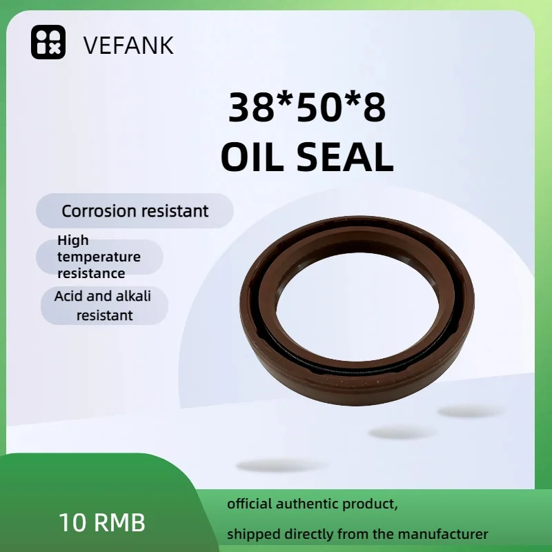 

90311-38067 Camshaft Oil Seal 38*50*8 NBR, suitable for automotive shaft seals, acid and alkali resistant,