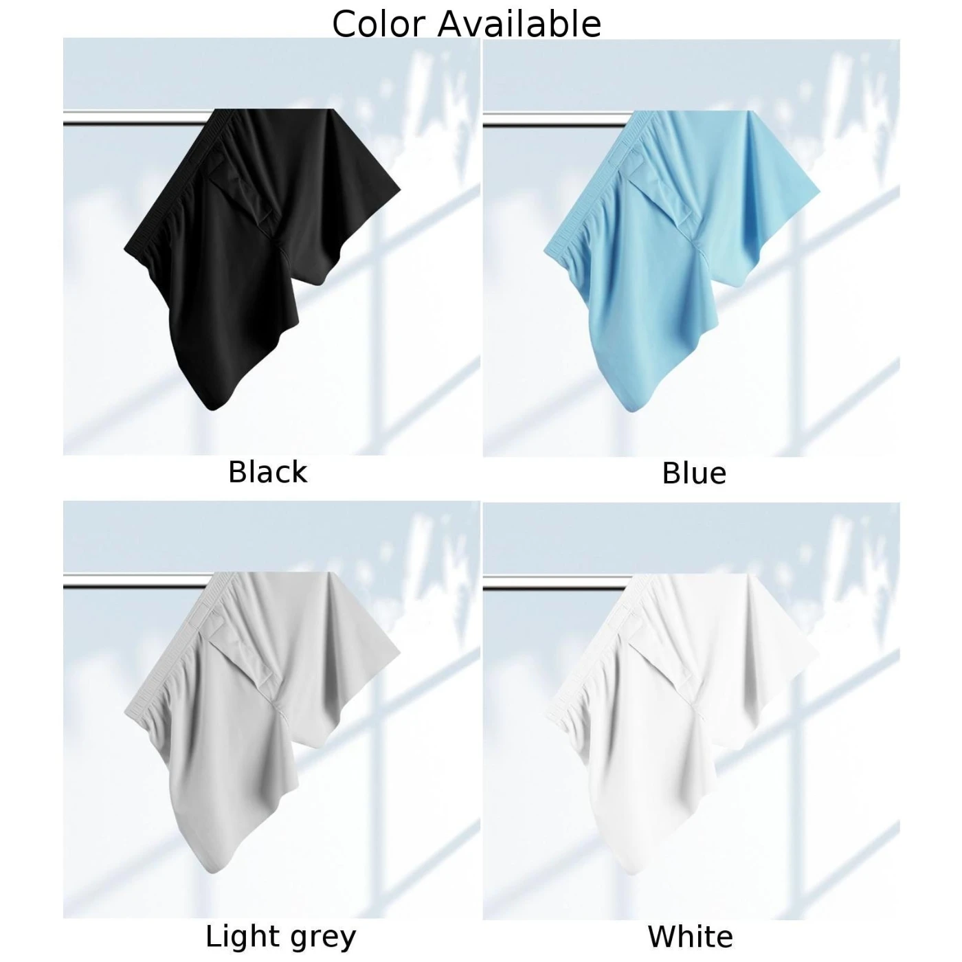 جديد الرجال الحرير الجليد سلس سراويل بوكسر بلون مرونة الخصر boxershorts ملخصات الحقيبة الملابس الداخلية السراويل الرجال جذوع سراويل