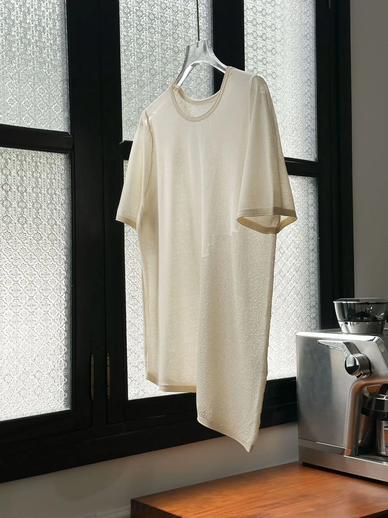 ALA Rising|L2408 Beige Color Office Lady Casual Old Money Minimalist Style Blended Short Shirts For Women Summer 2024 Tops