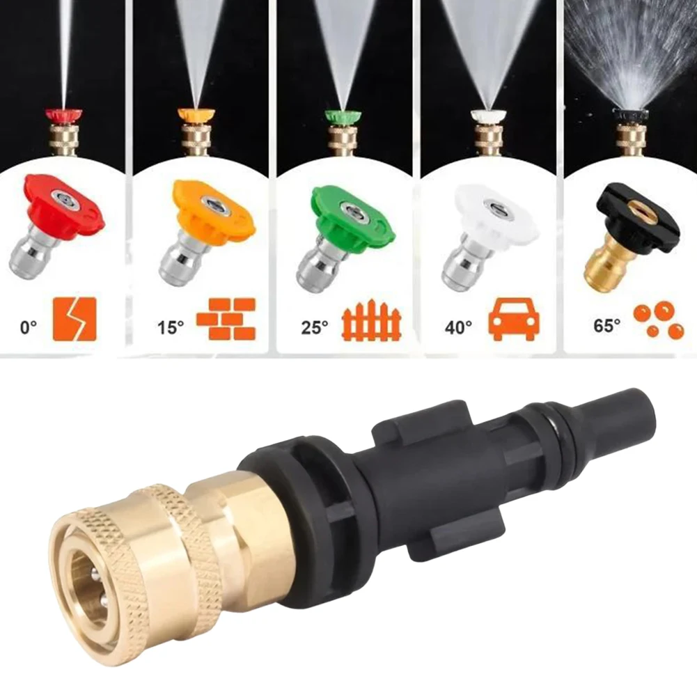 

Автоматический быстрый адаптер высокого давления, пенопластовый горшок, быстрый адаптер 1/4 Connect, насадка для LAVOR для Sterwins, инструмент для чистки автомобиля