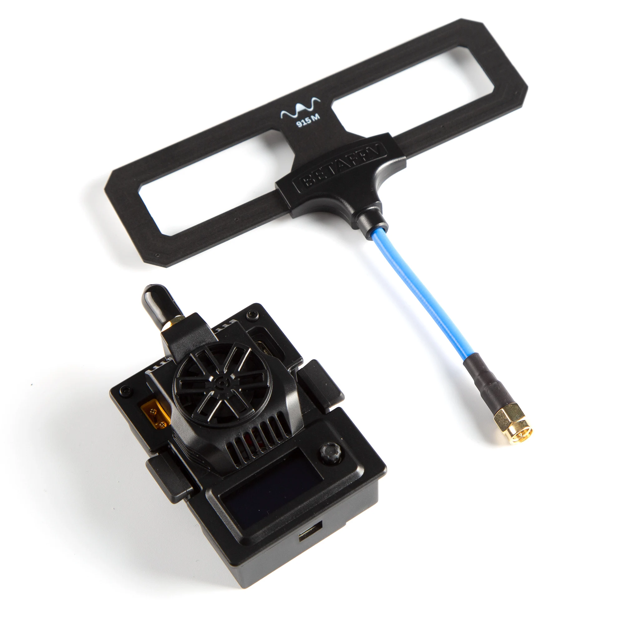BETAFPV مايكرو TX V2 وحدة ELRS 915MHz 2W RF الطاقة المدمج في TCXO CNC SMA هوائي لنظارات FPV/طائرات بدون طيار FPV طويلة المدى كوادكوبتر