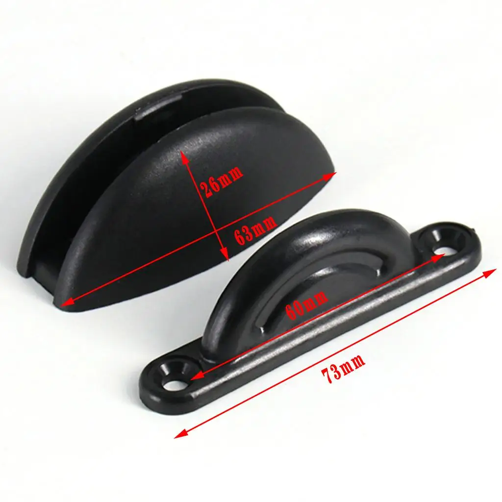 

Nylon Door Catch Wall Mounted Stopper Holder Magnetic Retainer Security Hardware for RV Camper Boat Motorhome Cabinet