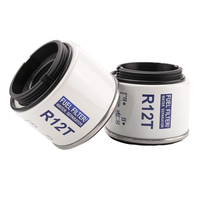 Classy-4Pcs ل R12 R12S R12T Racor 140R 120At S3240 Npt Zg1 / 4-19 SFC-8801-10 قطع غيار فلتر فاصل المياه الوقود #4
