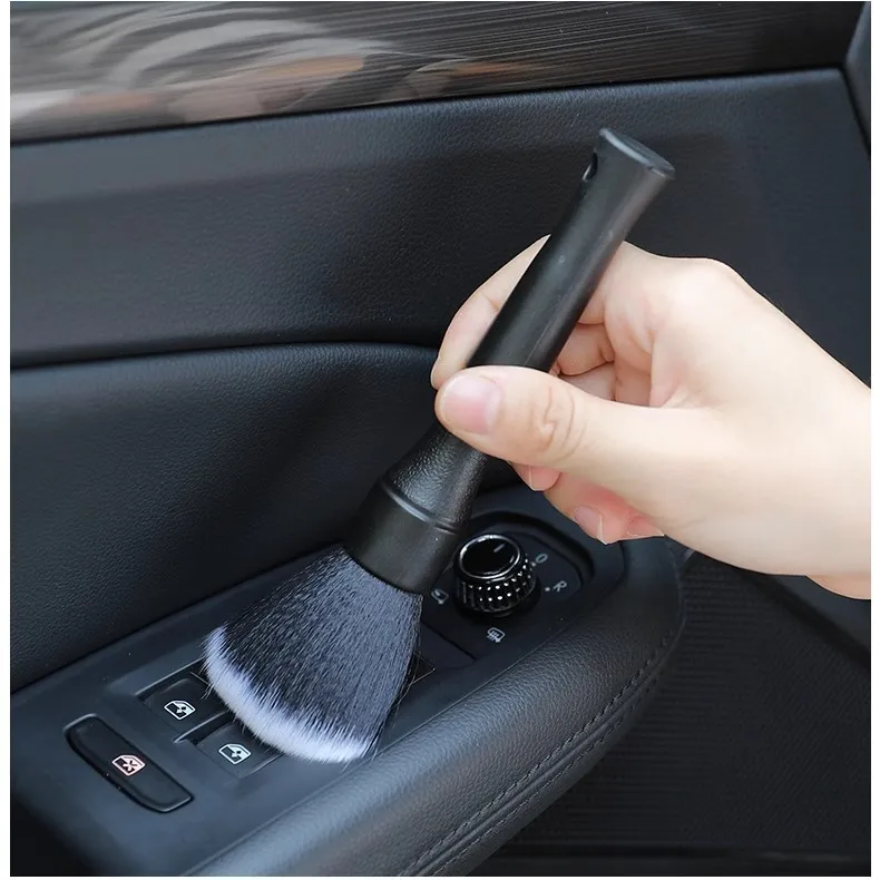 Car Interior Soft‑Bristle Cleaning Brush, Air Vent Gap Dust Remover Detailing Brush