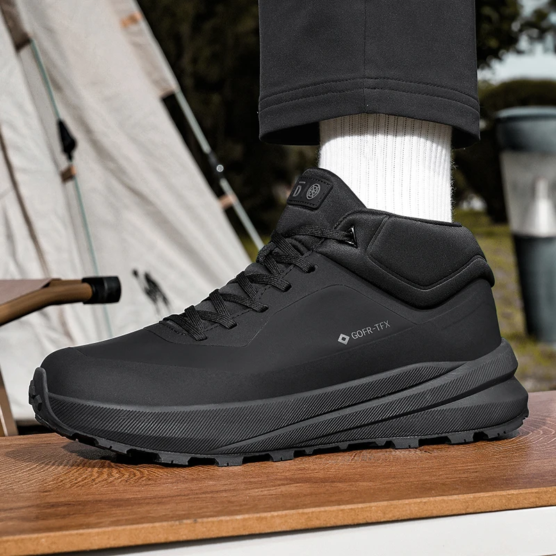 

Профессиональная походная обувь для мужчин, противоскользящие уличные ботинки, мужская удобная горная обувь, мужская дизайнерская прогулочная обувь