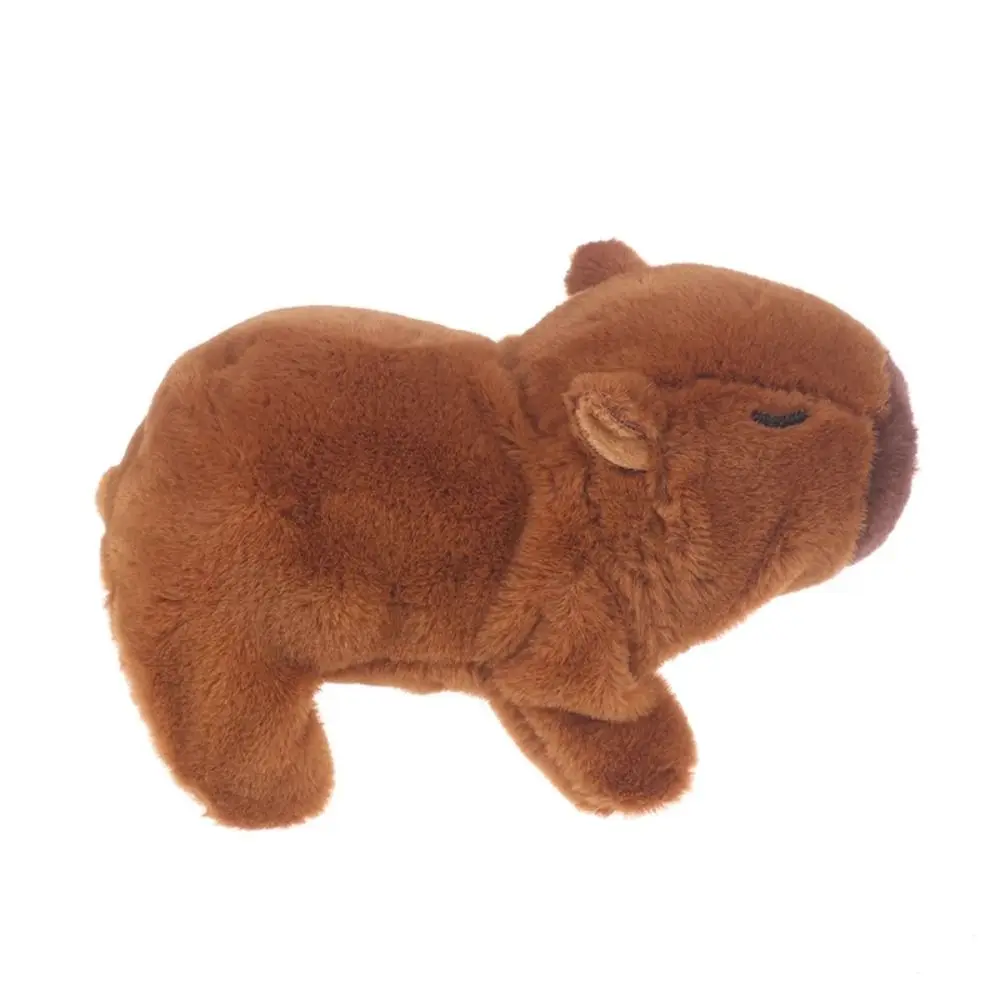 Caminar chirrido, capibara de peluche electrónico, juguete para perro eléctrico, puede caminar, correr, cantar, capibara, luz brillante divertida