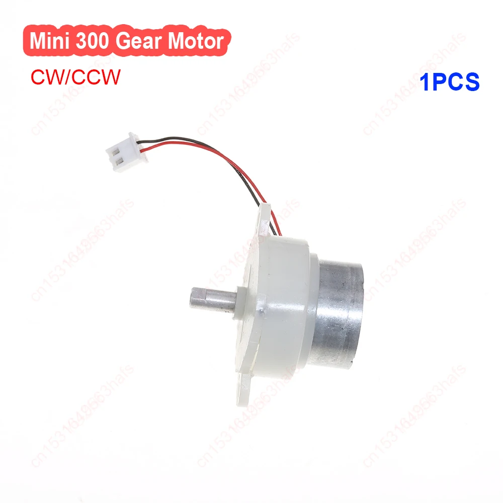 Mini 24mm 300 Gear Reducer Motor DC 5V 6V 12V Slow Speed CW CCW Gear Motor for Stage Light