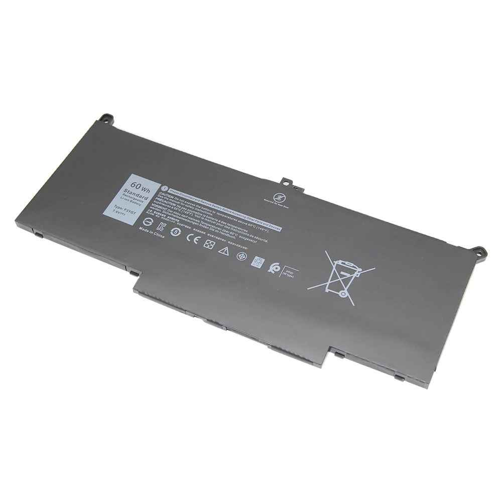 Imagem -02 - Bateria do Portátil para Dell Latitude 60wh 7.6v Dell Latitude 7480 12 13 7000 7280 7290 E7290 E7290 E7380 E7390 7000 7380 7390 7480 7490 F3ygt