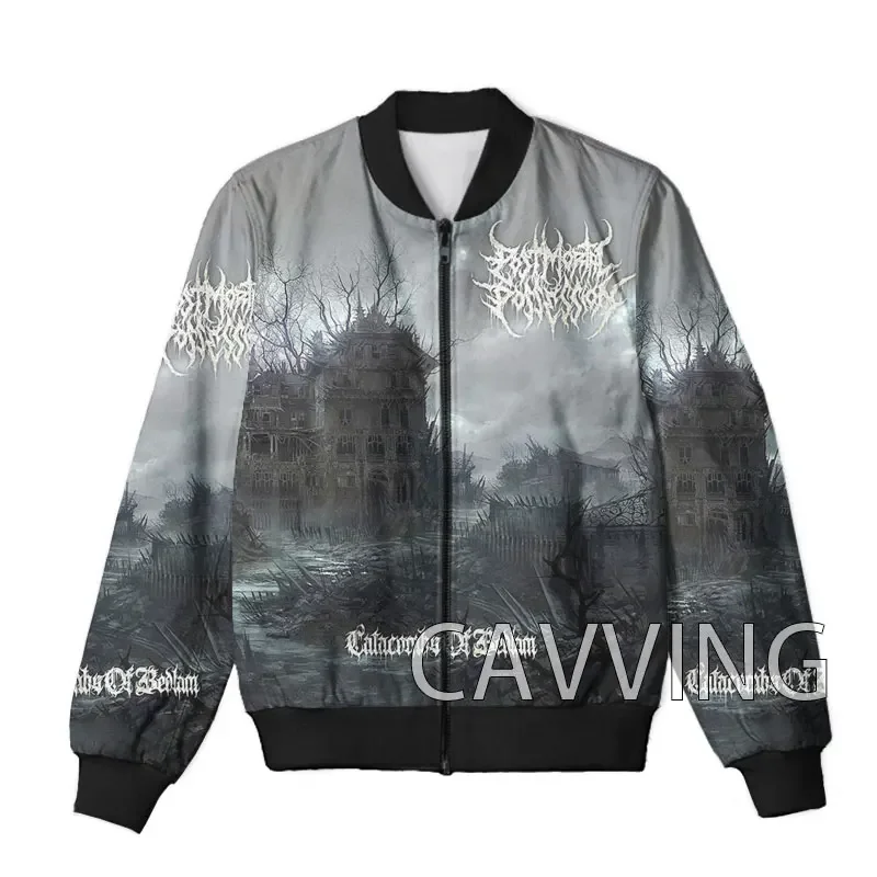 

CAVVING 3D Printed Post Mortal Possession Band Zipper Bomber Jackets Men Overcoat Mens Coat Zip Up Jackets for Women/Men