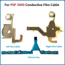 For Sony PSP 3000 Conductive Film Flex Cable Left Right Buttons Function Volume Key Line For PSP3000 3004 3001 3008
