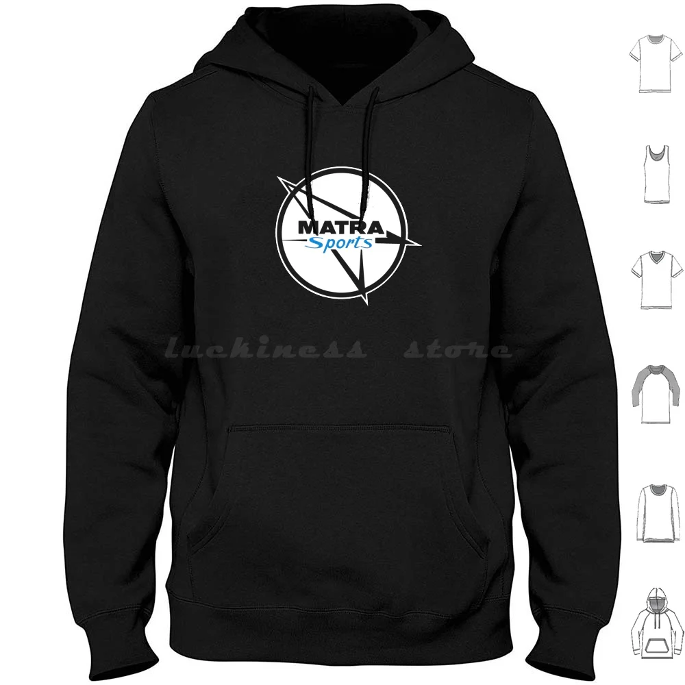 Matra Sports Logo Hoodie cotton Long Sleeve Matra Sports Tyrrell France Cosworth Motorsport Motor World Cars Careers