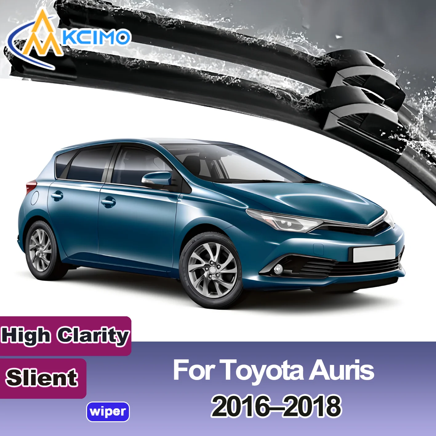 

2PCS New Wiper Blades for Toyota Auris E180 2016-2018 Toyota Corolla (Australasia) Scion iM (November 2014-August 2016) Toyota