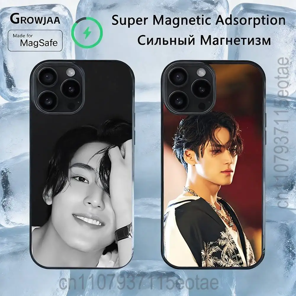 

SINGER M-Mingyu M-Maestr Magnetic Phone Case For IPhone 14 16 17 13 12 11 15 Pro Max Plus For Magsafe Wireless Charge Cover