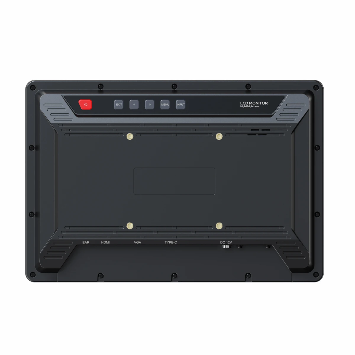 10.1 Inch IPS LCD Industrial-Grade Monitor 1500nits High Brightness 50000h LED Life Auto Dimming