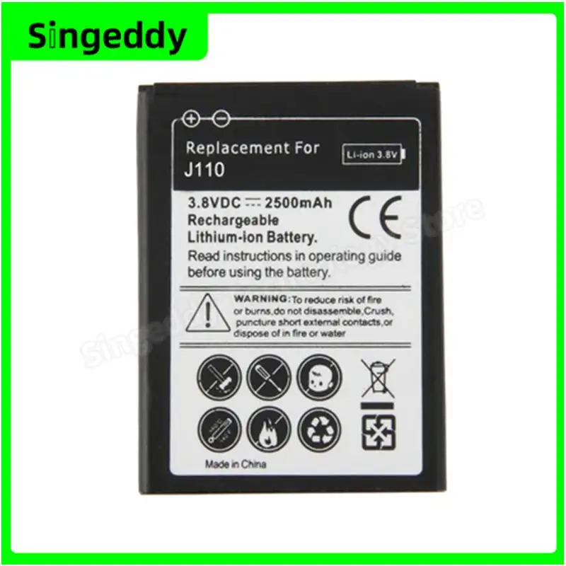 

EB-BJ110ABE Battery, Mobile Phone Batteries For J1 Ace, J110, SM-J110F, J110F, J110H, J110FM, CellPhone Replacement Repair Parts