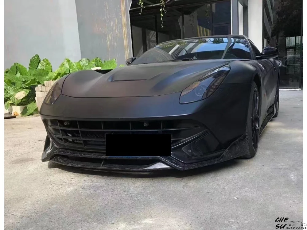 DMC Style Forged Carbon Fiber Body Kit for Ferrari F12 Upgrade, Front Lip, Rear Diffuser, Side Skirt, Spoiler, Custom Car Kit