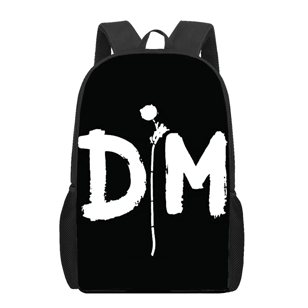 Depeches Mode Band 3D Print Torby szkolne dla chłopców Dziewczęta Studenci Bookpacks Nastolatek Plecak na laptopa Kobiety Mężczyźni Plecak podróżny