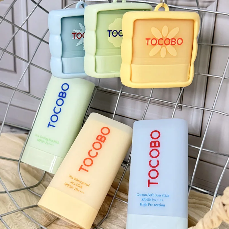 Tocobo Sun Stick Full Size & Mini Keychain Sunscreen SPF50+ PA++++ Portable Refreshing UV Block Protection for Outdoor Daily Use