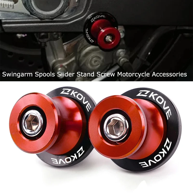 

For KOVE 800X Pro/Rally 525X 500X 400X 800 525 500 400 X CNC 8MM Swingarm Spools Slider Stand Screw Motorcycle Accessories