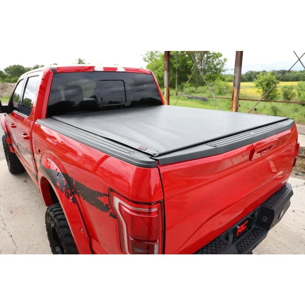 Penutup Bak Truk Otomatis Gulung untuk Ford F-150/Lightning & Raptor (2015-2025) - Cocok untuk Bak Truk 5'7 (67 inci)